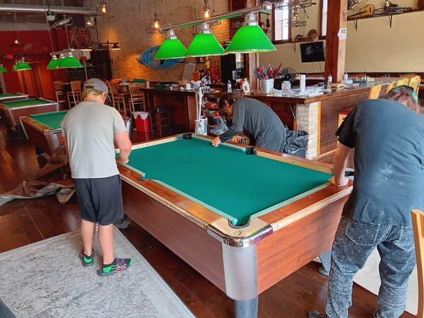 brennon putting rails on pool table