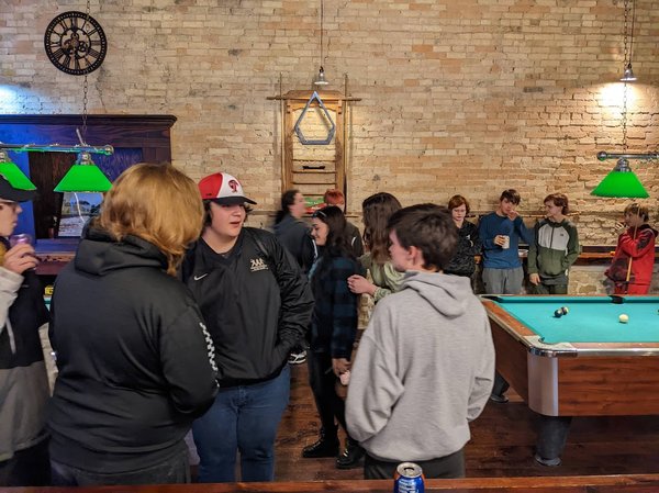 pool table crowd 2022