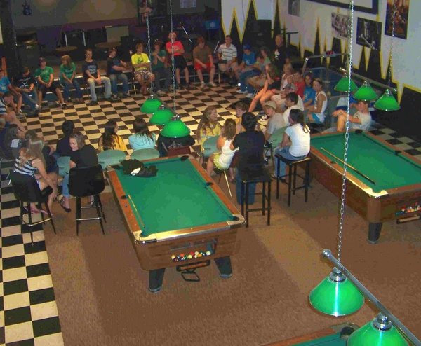 Teen center location from 1995-2012