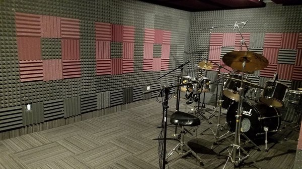 wvt recording studio drum wall window different angle