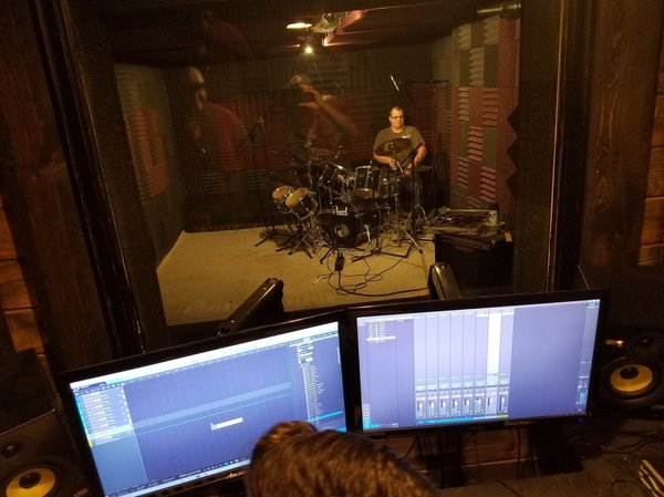 wvt recording studio production room looking to live room
